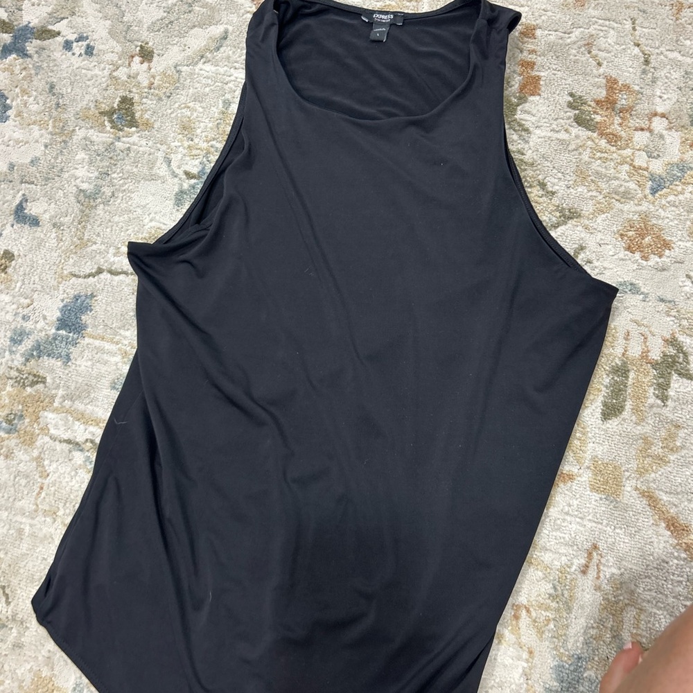 Express Black Sleeveless Top
